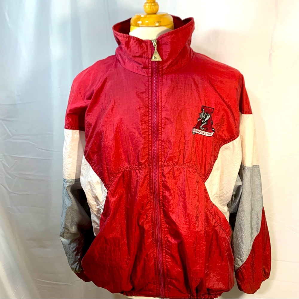 Vintage NG 90s Men Track Jacket Windbreaker Alabama Crimson Tide Football XL